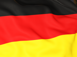 The national flag of Germany