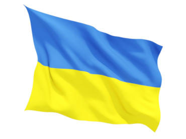 Clipart flag of Ukraine