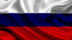 Background with the flag of Russia