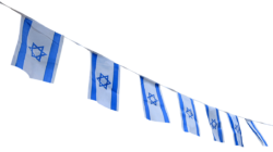 Flag of Israel, clipart