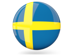 Sweden’s flag is round