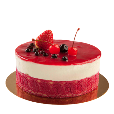 Red velvet cake with cream cheese