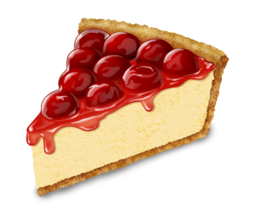 Strawberry cheesecake vector