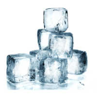 Ice cube, frozen water