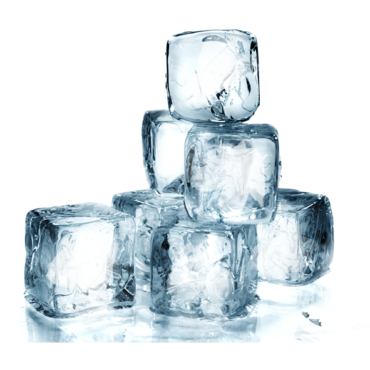 Ice cube, frozen water