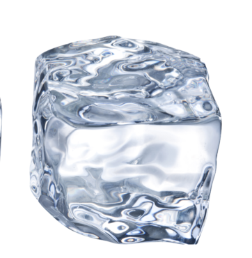 Water, ice cube