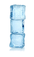 Ice cubes are melting