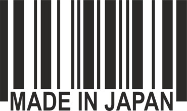 Barcode, made in Japan