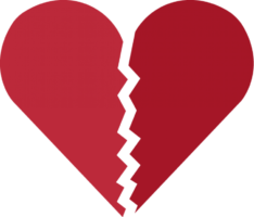 Broken heart background