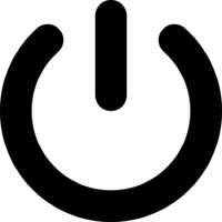 Power on icon, png