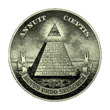 The All-seeing eye symbol, Masonic conspiracy
