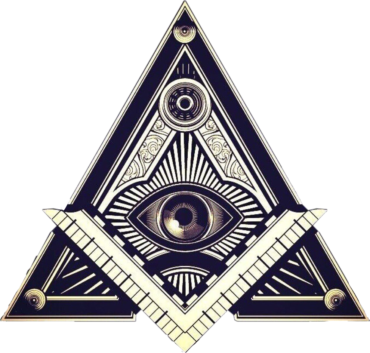 Masonic symbol the all-seeing eye