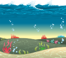 Underwater ocean
