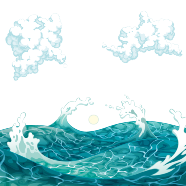 Sea background vector