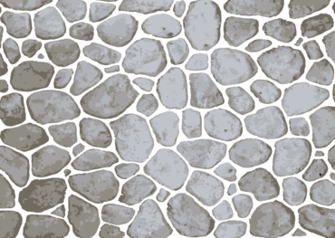 The texture of the stone path