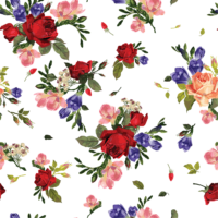 Seamless floral pattern, print