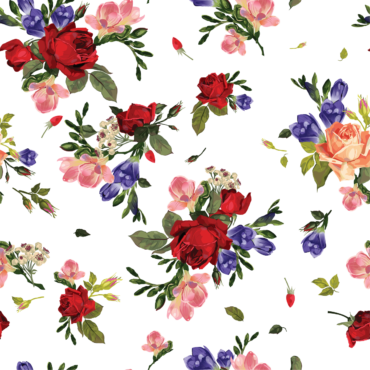 Seamless floral pattern, print