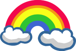 Rainbows and clouds