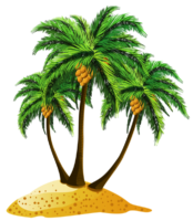 Palm trees, illustration