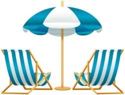 Beach umbrella vector