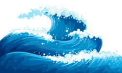 Waves of clipart