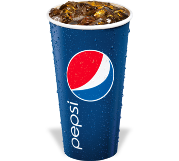 Pepsi in a glass
