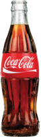 Coca-Cola in a glass bottle