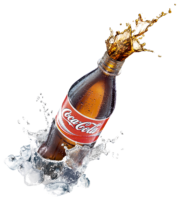 Coca-Cola, a bottle of soda