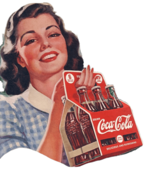 Retro Coca-Cola advertising