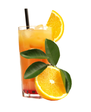 Orange cocktail, fresh