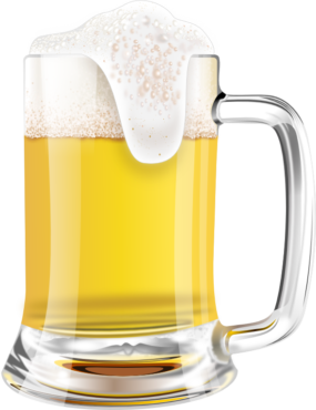 Beer mug, draft beer