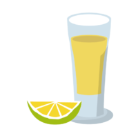 Tequila with lime