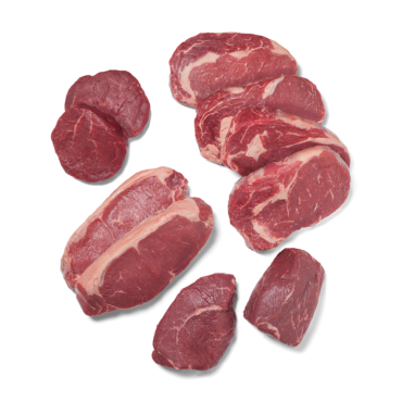 Beef steaks, products