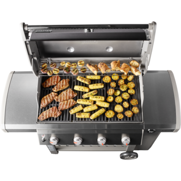 Gas grill for meat