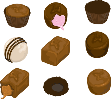 Chocolate Candy Stickers
