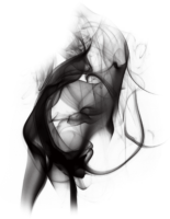 Black smoke, png, effect