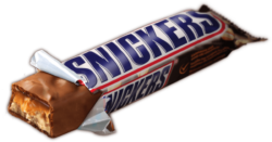 Snickers chocolate bar
