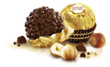 Ferrero rocher candies
