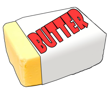 Cartoon butter