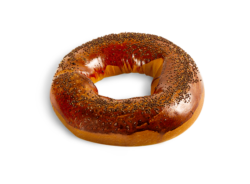 Bagel with poppy seeds