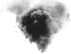Black smoke, effect