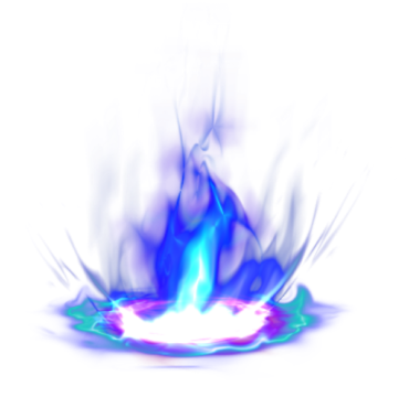 Blue flame, effect