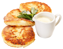 Cheesecakes with sour cream