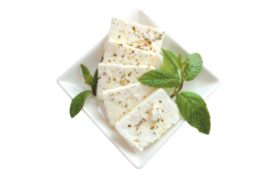 Greek feta cheese, tofu cheese