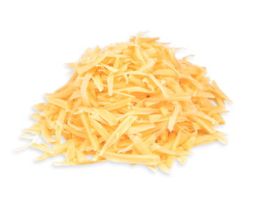 Grated cheese for pizza