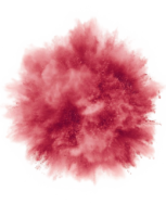 The effect of an explosion of colors