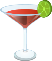 Martini cocktail, clipart