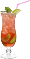 Strawberry mojito cocktail