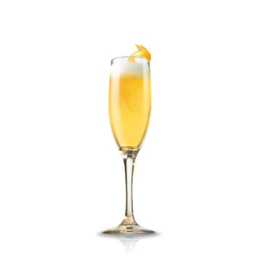 Cocktail with champagne