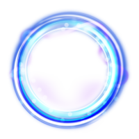 Neon circle, effect